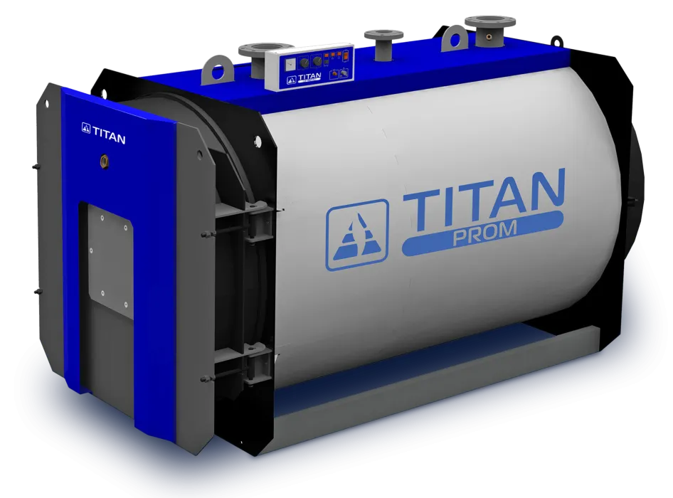 Двухходовые водогрейные котлы TITAN Prom. мощность: от 100 до 4000 кВт